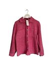 Saw It First Pink Shirt Soft NWT Military Balloon Sleeve Jacket Size 10 12