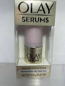 Olay Serums Pressed Serum Stick Vitamin B3 Sake Kasu-Refresh  .47oz COMBINE SHIP - Picture 1 of 3