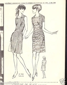 Patron de couture Femme d'Aujourd'hui La robe Pratique  taille 42 - Picture 1 of 1