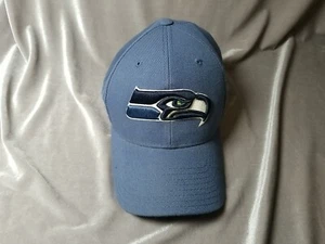 Seattle Seahawks Strap Back Hat Cap Mens Blue Embroidered NFL Onfield Reebok - Picture 1 of 6