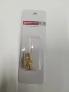 RadioShack Gold Series RCA-to-BNC Adapter - Picture 1 of 2
