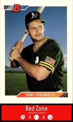 1992 Bowman - #392 Terry Steinbach NM Set Break. - Image 1 of 2
