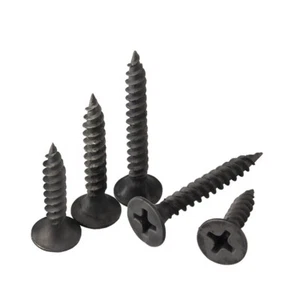 M3.5 Black Countersunk Cross Self-tapping Screws Drywall Screws Length 16mm~70mm - Picture 1 of 8