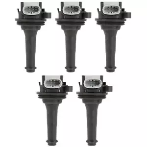 Delphi Set of 5 Ignition Coils For Volvo C30 C70 S40 S60 V50 V70 XC70 2.4 2.5 L5 - Picture 1 of 1