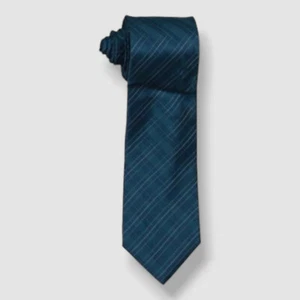 Calvin Klein Men's Blue Plaid Silk-Tie 58 X 3 - Picture 1 of 1