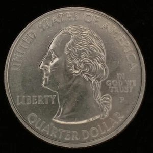 Q41 2005 P MINNESOTA STATE QUARTER US MINT ERROR DIE CRACK IN STATE ON REVERSE - Picture 1 of 3
