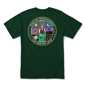 Forest Green Primitive Double Down Tee - Picture 1 of 2