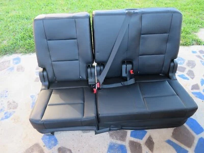 Ford Explorer Police 2011-2019 asientos utilitarios segunda fila 60/40 trasero negro Foto 1 de 4