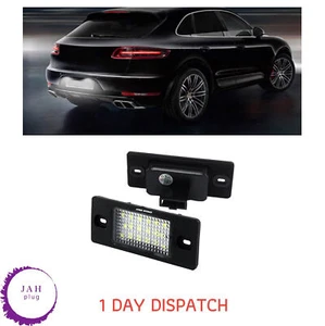 LED LICENSE NUMBER PLATE LIGHT LAMP BULB 2x FOR VW GOLF TOUAREG PASSAT TIGUAN 5N - Picture 1 of 17