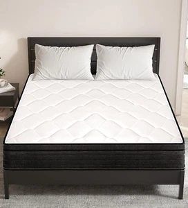 Full Size Mattress, Full Hybrid 12-Inch Mattress in a Box, Memory Foam & Individ - Picture 1 of 7