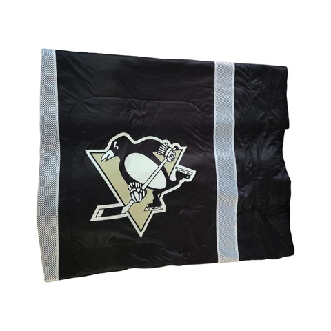 Pittsburgh Penguins Blanket Black Twin Size Comforter 86x62 NHL Licensed Cover