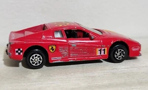 Vintage Yatming Road Tough Ferrari Diecast Car Testarossa Greek Super Star - Picture 1 of 8