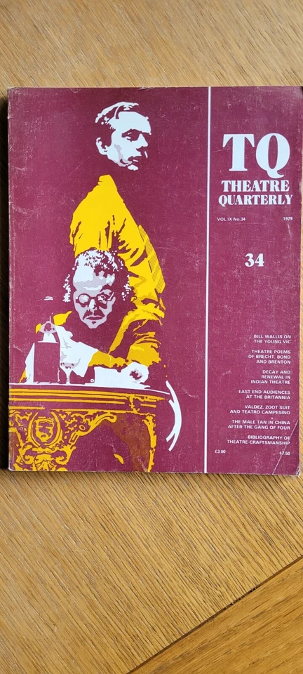 Theatre Quarterly Magazine 1979 - Britannia Theatre Hoxton - Indian Theatre etc. - Image 1 of 4