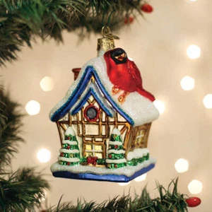Old World Christmas - Cardinal Birdhouse - 16149 - Picture 1 of 5