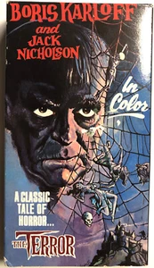 The Terror (VHS) Boris Karloff, Jack Nicholson 1963, Scary, Halloween, Horror - Picture 1 of 2