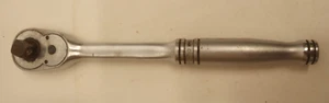 Nice Used VINTAGE SNAP ON TOOLS #L-710 1/2" DRIVE FLAT HANDLE FIXED HEAD RATCHET - Bild 1 von 7