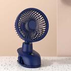 Clip On Fan LED Display 4 Speeds Small Desk Fan Personal Cooling Fan Auto