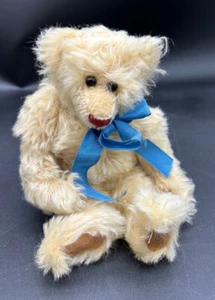 Vintage Teddy Bear Vera & Verena Handmade Mohair Jointed Plush 9" Germany Artist - Picture 1 of 8