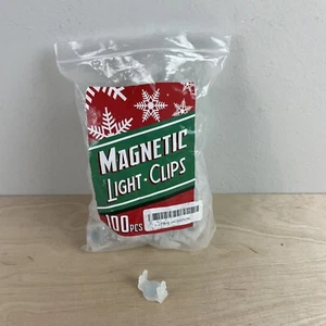 Clip Luci di Natale Magnetiche Extra Forte - 100, Ganci Luci Natale - Nuovo - Foto 1 di 7