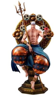 One piece The Only God Of Skypiea Enel P. O. P. statue Maximum MegaHouse Brown - Imagen 1 de 4
