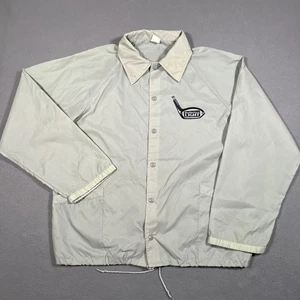 Vintage Budweiser Light Golf Windbreaker Jacket Men Large Beer Promo Made in USA - Picture 1 of 9
