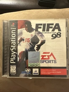 FIFA: Road to World Cup 98 (Sony PlayStation 1, 1997) PS1 EA Sports CIB Handbuch - Bild 1 von 2