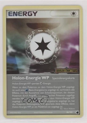 Holon Energy WP German Reverse Foil Pokémon EX Dragon Frontiers #86 2006 - Image 1 of 2