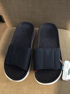 Vionic Rejuvenate Recovery Slide Sandal Navy Blue Size Men's 8.5 Women's 10 NWOB - Image 1 of 4
