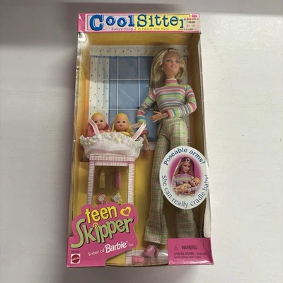 Barbie Cool Sitter Teen Skipper con muñecas bebé gemelas 1998 Mattel NRFB Foto 1 de 2