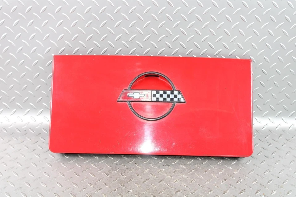 88-96 Corvette C4 Red Painted Gasoline Gas Fuel Filler Door Hatch Lid OEM OE WTY Foto 1 de 4