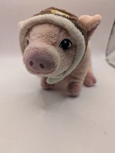 "Compendio de peluche de cerdo rosa inspirado en vivo rosa ojos cosidos juguete 9""" - Imagen 1 de 7