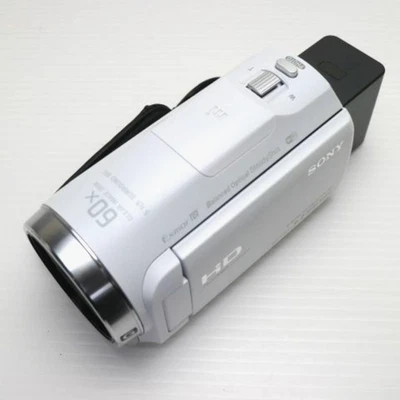 Sony Handycam HDR-CX675 Full HD Camcorder from Japan White Used - Image 1 of 3