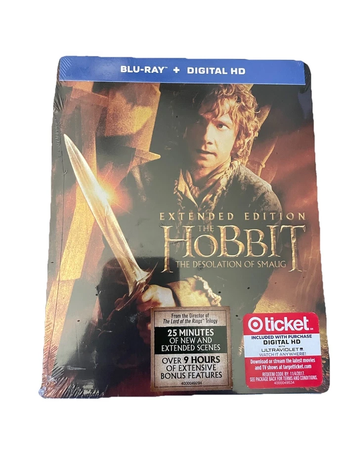 The Hobbit Desolation of Smaug Extended Edition Blu-ray 3-Disc Set - Image 1 of 3