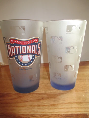 2006 WASHINGTON NATIONALS Major League Baseball Frosted 6" Glass Cover