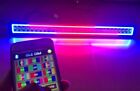 14 22 32 42 50 inch Led Light Bar with RGB Chasing Halo Bluetooth 3" Work Lights