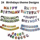 Superheroes Paw Patrol Kid Mine Cartoon Theme Happy Birthday Art & Craft Banners