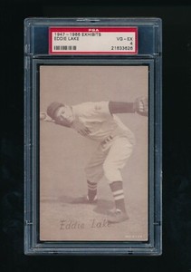 1947-1966 Exhibits Eddie Lake PSA 4 VG-EX