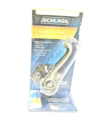 NUEVO Palanca Schlage Flair mano izquierda no giratoria latón antiguo NUEVO Foto 1 de 3