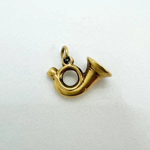 Gold French Horn Charm - Picture 1 of 3