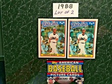 HAROLD BAINES 1988 TOPPS AMERICAN UK MINIS Lot of 2 CHICAGO WHITE SOX HOF