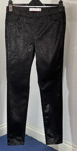 Next Size 12 Pull On Legging Black Casual Mid Rise 416 - Picture 1 of 3