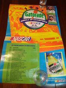 Póster NASCAR 1991 Gatorade Circle Of Champions Earnhardt Martin Winston Cup - Imagen 1 de 10
