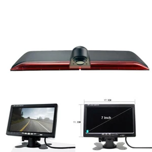 Cámara de marcha atrás + monitor de 7" para VW Crafter MAN TGE 2017 luz de freno modificada familiar - Imagen 1 de 7