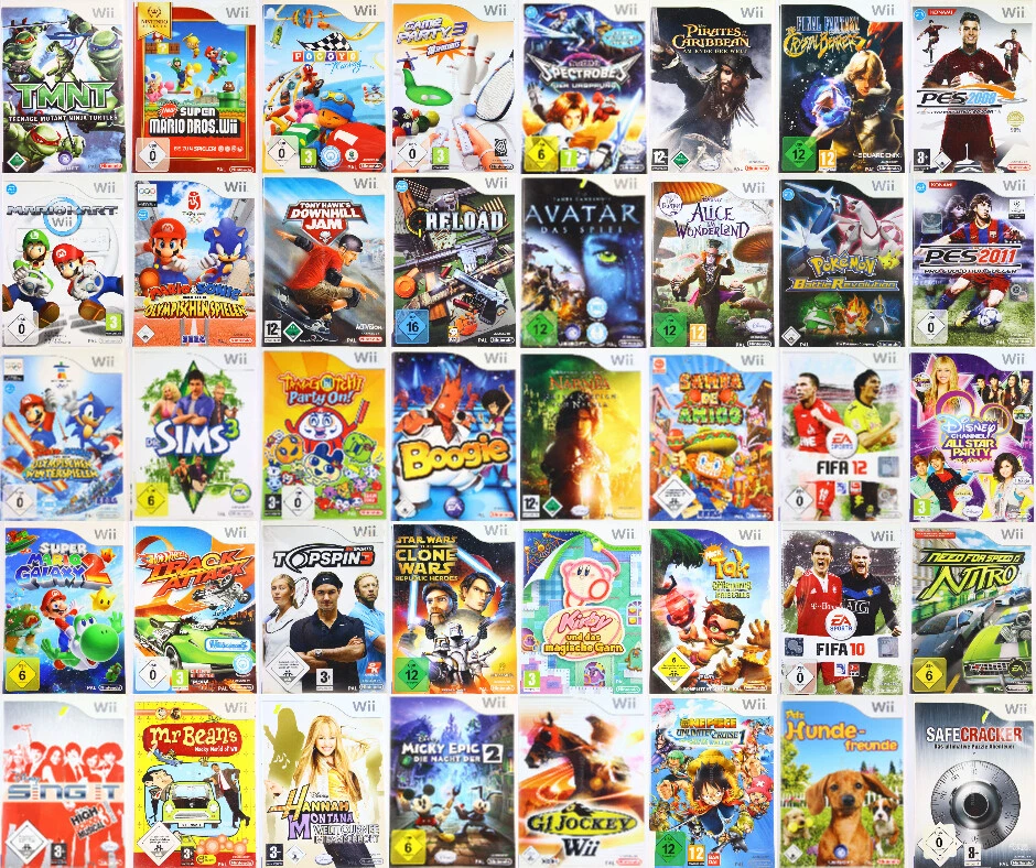 Nintendo WII PAL Abenteuer Adventure Action Spielesammlung Klassiker Auswählen - Bild 1 von 1