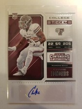 2018 Panini Contenders Draft Picks - Chase Edmonds - Rookie Auto College Ticket
