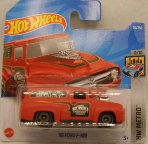 Hot Wheels '56 Ford F-100 HW Metro 8/10 2022 76/250 HCV93-M524 - Imagen 1 de 7