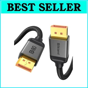 High-Speed 10FT DP 2.1 Cable - 16K@60Hz With Dynamic HDR and Audio Support - Picture 1 of 10