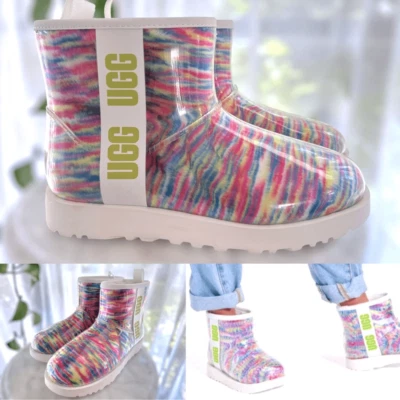 UGG Classic Waterproof Clear Mini Boots Winter Snow Rain size 7 - Image 1 of 4