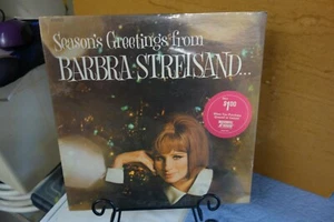 BARBRA STREISAND & FRIENDS SEASONS GREETINGS CHRISTMAS ALBUM SEALED COLUMBIA REC - Picture 1 of 2
