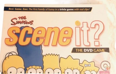 VTG 2009 The Simpsons-Scene it? The DVD game Mattel Family Time  New/Sealed - Image 1 of 2